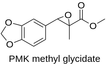 PMK methyl glycidate scheme
