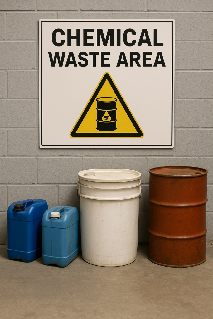 Chemical Waste Area; Laboratory Waste Disposal