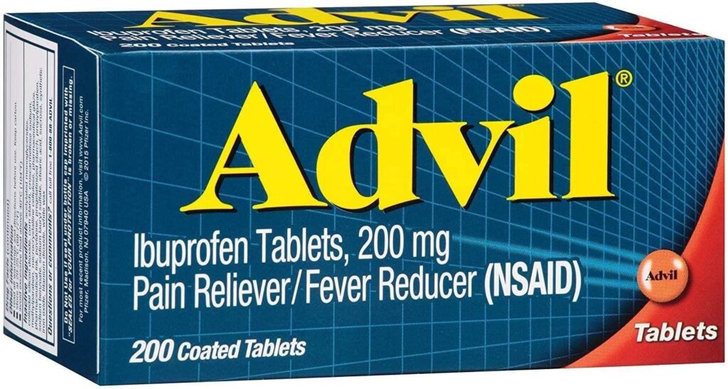 Ibuprofen tablets pack