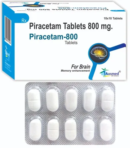 Piracetam obtained from pyrrolidine