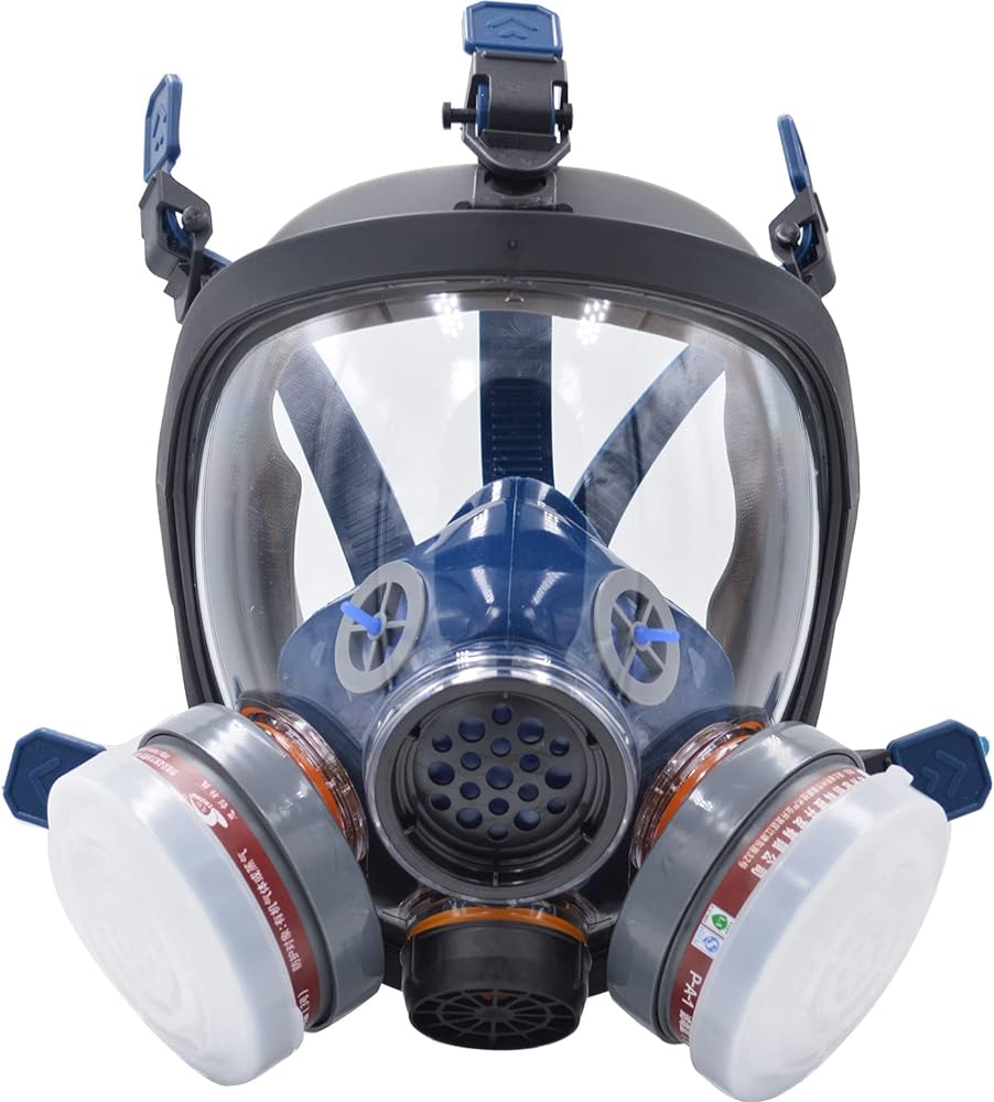 Full face respirator mask