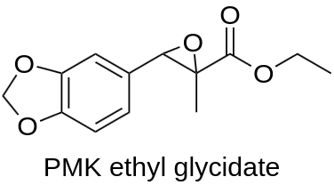 PMK ethyl glycidate scheme