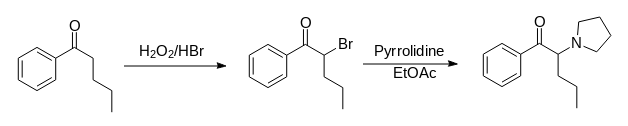 a-PVP Synthesis