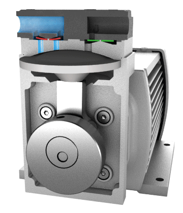 Diaphragm vacuum pump 1