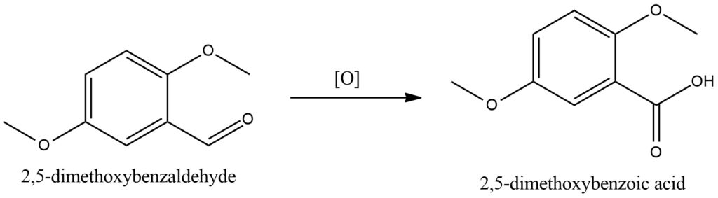 Figure 7. Reaction with oxidizing agents