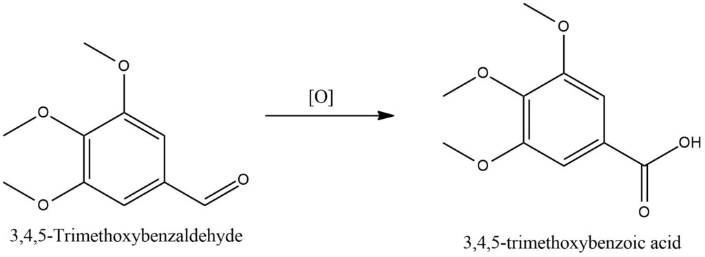 Figure 7. Reaction with oxidizing agents